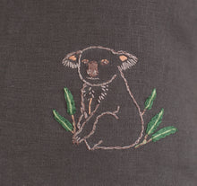 Load image into Gallery viewer, An upclose image of the embroidered koala.
